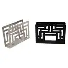 Hollow Stainless Steel Napkin Holder Modern Paper Towel Holder Dining Table