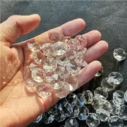 50PC Clear Octagon Beads Crystal Prism Glass Suncatcher Chandelier Pendant