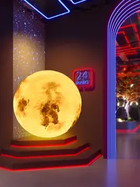 在飛比找樂天市場購物網優惠-3D造型月球燈星空裝飾防水大碼燈圓球超大號戶外月亮星球月球吊