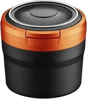 Generic Car Ashtray with Lid Multi-Function Car Ash Tray for Home Office (Orange)