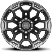 18" Satin Black DEFIANT Wheel [fits 2006-2010 Hummer H3] - RVO4398