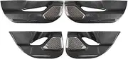 Pizgear, for Toyota, for RAV4, 2020-2022 Car Door Anti Kick Pad ABS Carbon Fiber Car Door Dustproof Protective Sticker Car Styling Accessories Car Door Kick Mat