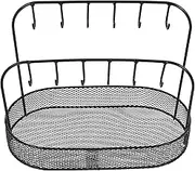 DECORNIJIA Key Rack for Entryway Iron Key Storage Organizer Tray for Entryway Table Tidy