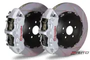 Brembo Front GT Brake 6pot Caliper Silver 405x34 Slot Disc BMW E70 F15 X5 E71 X6 (for: BMW)