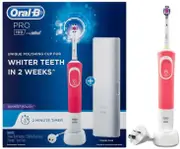 Oral-B Pro 100 3D White Polish Electric Toothbrush - Pink