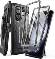 SUPCASE Unicorn Beetle Pro for Samsung Galaxy S24 Ultra Case with Stand, [2 Front Frame] 360 Full-Body Belt-Clip & Kickstand Case with Screen Protector Case for S24 Ultra, Blocks