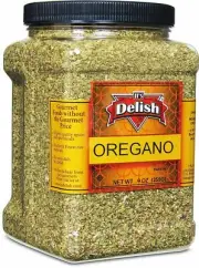 Dried Oregano Leaves by It's Delish, 9 Oz Jumbo Container Bulk Jar - Classic...
