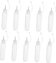 KICHOUSE Squeeze Bottles Set of 10 30ml Precision Glue Applicator for Crafts Travel Size