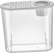 BESPORTBLE Transparent Plastic Goldfish Aquarium Small Decorative Fish Tank for Home Office Garden Breeding Box with Design Present for Friends Family