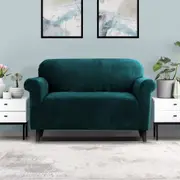 2 Seater Artiss Sofa Cover Couch Covers Velvet Agate Green
