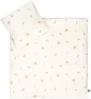 Julius Zöllner Happy Sun Jersey Bed Linen, Size 80 x 80 cm and 35 x 40 cm, Baby Bedding, Tested for Harmful Substances