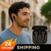 NEW! Bluetooth Earbud Headset Wireless Earphone Noise Cancelling for All Phone.