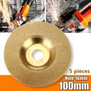 5Pcs 4'' Diamond Glass Cutting Disc Saw Blade Angle Grinder Ceramic Tile Stone