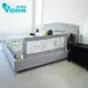 YoDa 第二代動物星球兒童床邊護欄-小熊灰 嬰兒床圍 嬰兒床欄 兒童床邊護欄