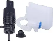 Windshield Washer Reservoir Bottle+Pump Set Compatible With VW GOLF MK6 Compatible With JETTA MK5 1K0955453S 1J5 955 651 431 955 465 A