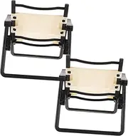 Kisangel Miniature Chair Model Phone Stand Pcs Mini Folding Chairs for Boys and Girls Playhouse Shop Display Living Room Decor