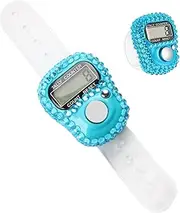 Whnbuij Electronic Counter, Tallt Counter - LCD Display Counting Clicker | Electronic Knitting Recorder Ring Manual Resettable for Track and Field
