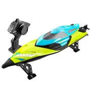4DRC S2 2.4G RC Boat Fast High Speed Waterproof Capsize Reset Model LED Light Remote Control Toys RTR Pools Lakes Racing