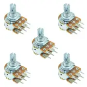 5 x 1K Logarithmic 16mm Stereo Splined Potentiometer