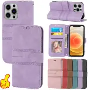 Flip Leather Wallet Case Cover For iPhone 16e 16 15 14 13 12 11 Pro Max XR 8 7 6