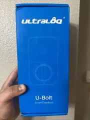 Ultaloq U-Bolt Smart Bluetooth Keypad Deadbolt Door Lock Black W/ Wifi Bridge