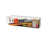 【日本LEC激落君】黑霉君鹼性凝膠除霉膏大容量200G /盒(附平鏟刮板1入,牙膏型粉紅色果凍狀清潔劑,浴室廁所磁磚隙縫矽利康,洗衣機膠圈防霉)