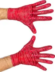Flash Gloves DC The Flash Movie Fancy Dress Up Halloween Adult Costume Accessory