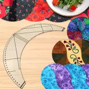Tablecloth Braided Twist Templat Acrylic Curve Quilting Templates Squedge Ruler