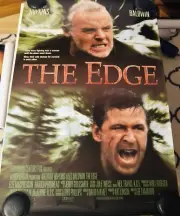 THE EDGE Original 27x40 Movie Poster Anthony Hopkins Alec Baldwin