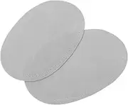 DOITOOL 1 Pair Sew Elbow Patches Soft PU Repair Patches for Sweaters Clothing for Home Crafts Tailoring Grey Color