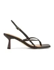 [Siren] Santorini Strappy Thong Sandal in Chocolate