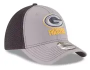New Era Green Bay Packers Flex Fit Neo Grayed Out Logo Hat Cap