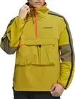 Adidas Men's Terrex Half-Zip Lined Jacket - Size M