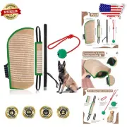Complete Dog Training Set: Sleeve, Tug Toy, Stick & Rubber Ball for Agility