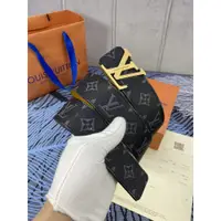 在飛比找蝦皮購物優惠-董姐店/二手貨Louis Vuitton LV 男士皮帶 商