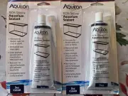 2pck Aqueon 100% Silicone Aquarium Waterproof Sealant Non-Toxic Clear 3 Oz. NEW