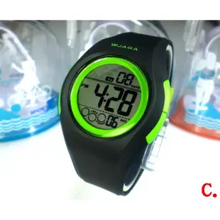 JAGA捷卡冷光電子錶 日韓流行 酷似BABY-G、PUMA運動錶 學生 當兵 生日禮物 附錶盒【↘超低價】M984
