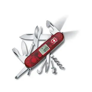 【VICTORINOX 瑞士維氏】瑞士刀 28用/透紅/91mm(1.7905.AVT)