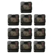Pack of 10 Quiet Quartzs Clock Mechanisms Operated for DIY Projects