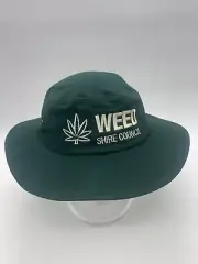 Weed Shire Council Festival Dope Bucket Bong Wide Brim Hat XL with Hi Wind Strap