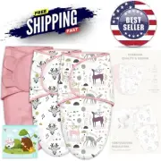 3-Pack Baby Sleep Sacks Cotton Newborn Swaddle for Boys Girls 0-3