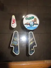 Bally FATHOM Pinball Slingshot Plastics + Key Chain (Fob) Plastic
