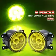 H11 9LED Bumper Fog Light Driving Lamp Left&Right For Lincoln Navigator 2007-14