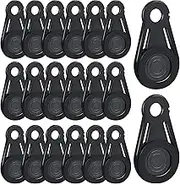 20 Pack Tarp Grabbers Movable Tarp Clips for Outdoor Camping, Tent, Awning, Banner, Cover, Tarps and Plastic Sheeting
