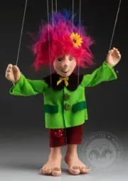 Troll - Colorful Marionette Puppet - Czech Handmade Marionette