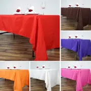 15 pcs 60x126 RECTANGLE POLYESTER TABLECLOTHS Wedding Party Reception WHOLESALE