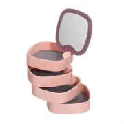 Plastic Rotating Multi-Layer Jewelry Storage Box Rack, Multi Color KU