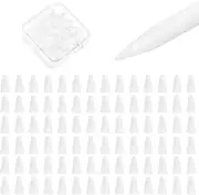 100 Pack Tips Cover for Apple Pencil 2nd Generation and 1st Gen and Apple Pencil Pro/USB-C Silicone Nibs Caps Writing Protection Accessories,Writing Anti-Slip Protective Case for Apple iPad Pencil