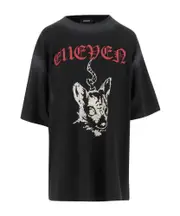 We11done Graphic Printed Crewneck T-Shirt S,XS,L,M Black