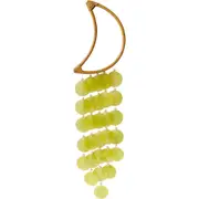 LVD Bamboo/Capiz Moon Dreamcatcher Sky Home Hanging Decor 23x7cm Light Green